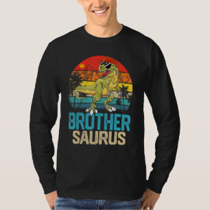 Brothersaurus Matching Family Dinosaur T Rex Broth T-Shirt