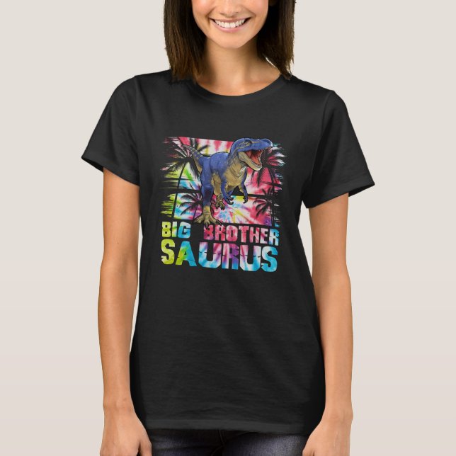 Brothersaurus Rex Dinosaur Big Brother Saurus T-Shirt (Front)