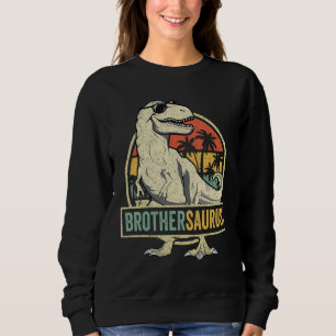 Brothersaurus T Rex Dinosaur Brother Saurus Family Sweatshirt