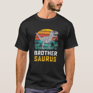Brothersaurus T Rex Dinosaur Brother Saurus Family T-Shirt