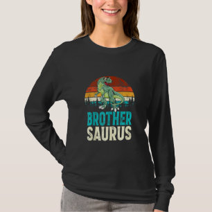 Brothersaurus T Rex Dinosaur Brother Saurus Family T-Shirt