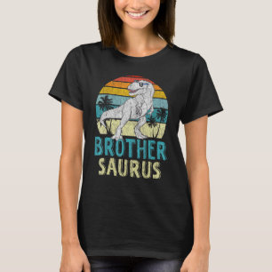 Brothersaurus T Rex Dinosaur Brother Saurus Family T-Shirt