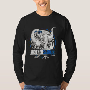 Brothersaurus T Rex Dinosaur Brother T-Shirt