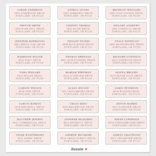 Brouiller   Étiquettes de adresse individuels