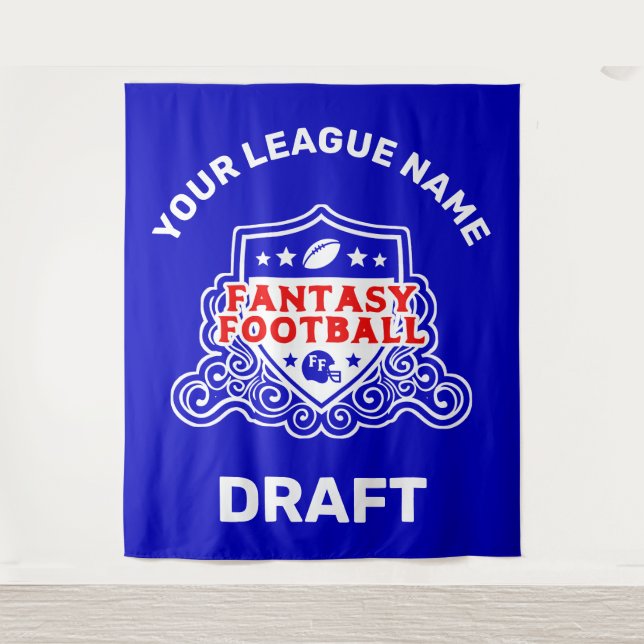 Brouillon de football Imaginaire Tapisserie Emblem (Devant)