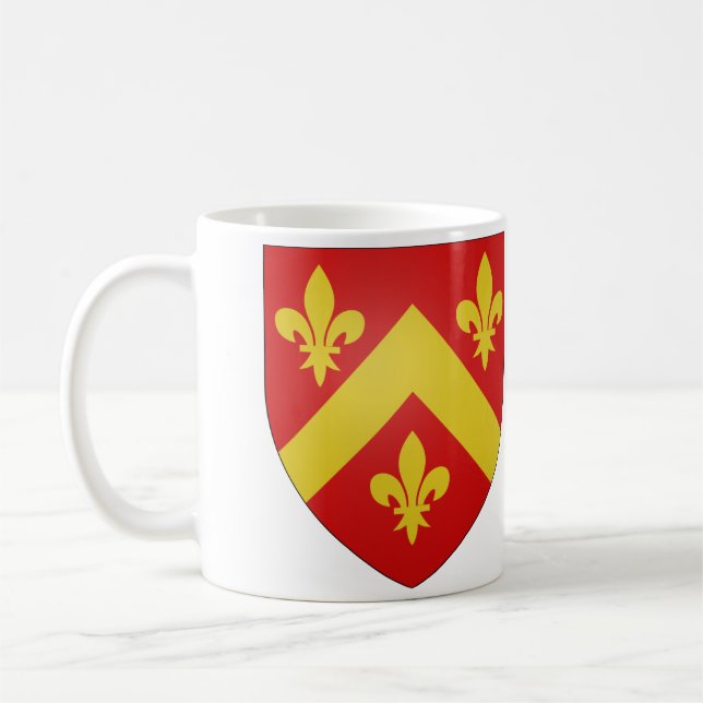 Broun Of Colstoun Arms Coffee Mug (Left)