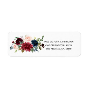 Brousse rose Bourgogne Floral Élégant Joli Mariage