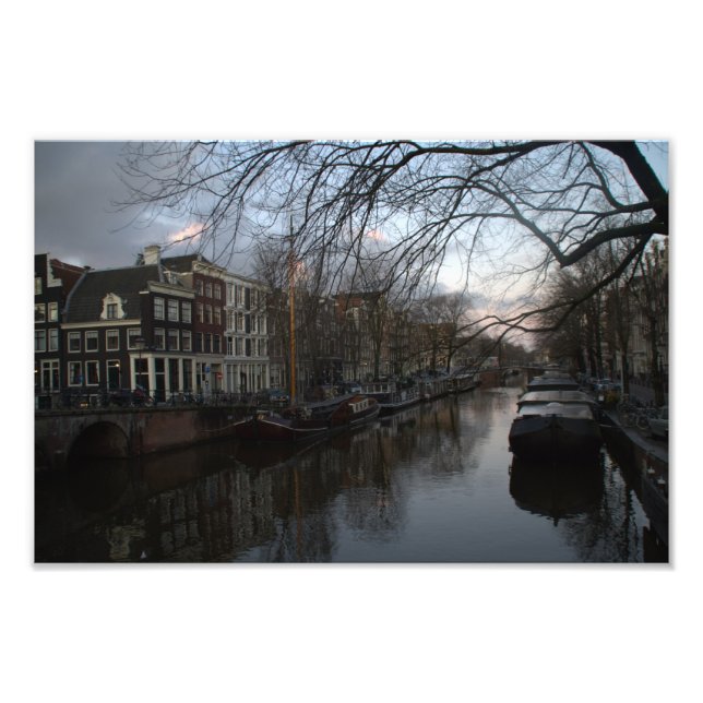 Brouwersgracht, Amsterdam Photo Print (Front)