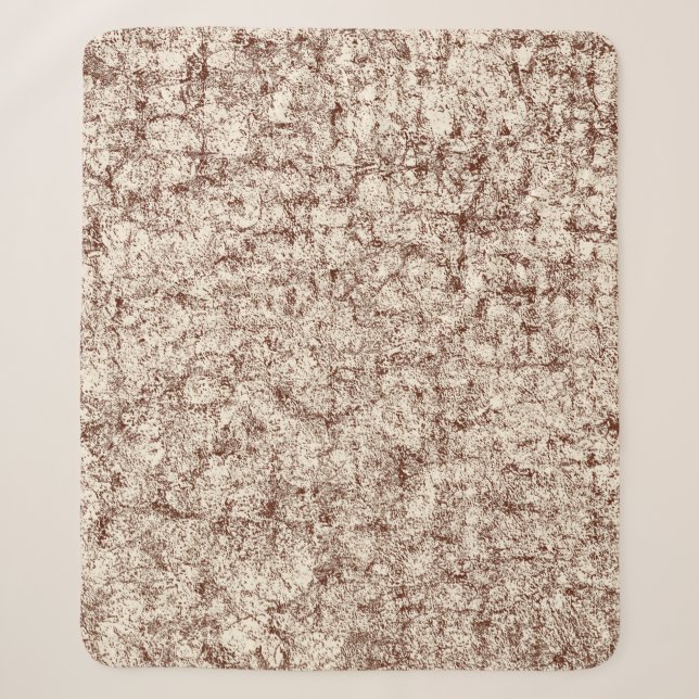 Brown abstract grunge backgroundabstract, ancient, sherpa blanket (Front)