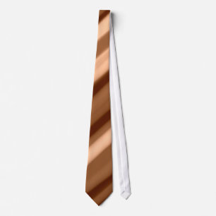 Brown Abstract Stripes Tie