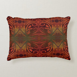 brown accent pillow
