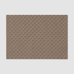 Brown Acorn Patterned Tissue Paper