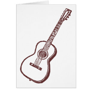 Brown Acoustic Classical Guitar