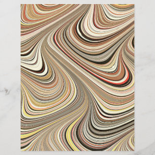 Brown Agate Marble Pattern Swirl Art & Craft Paper