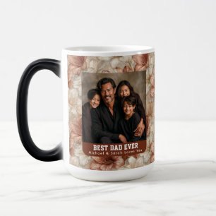Brown Amaryllis Bouquet Grandpa Grandad Luxury Magic Mug