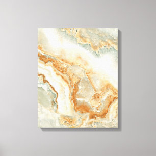 Brown and beige stone texture canvas print