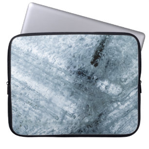 Brown and black abstract painting laptop sleeve