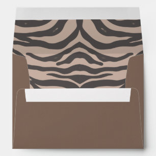 Brown and black envelope