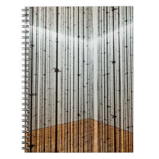 Brown and black illustration notebook