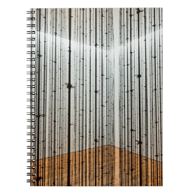 Brown and black illustration notebook (Front)