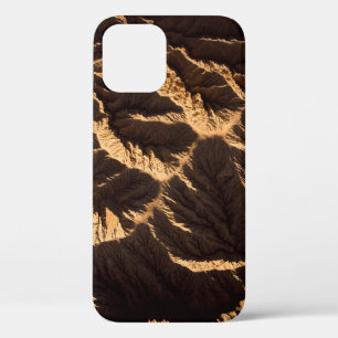 Brown and black sand in the morning iPhone 12 case