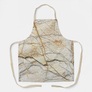 Brown and Black Textured Mable Stone  Apron
