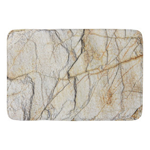 Brown and Black Textured Mable Stone  Bath Mat