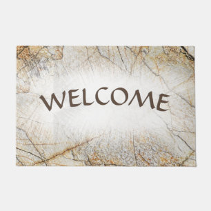 Brown and Black Textured Mable Stone Doormat