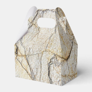 Brown and Black Textured Mable Stone Favor Box