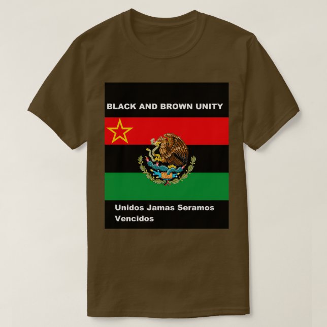 Brown and Black Unity T-Shirt (Design Front)