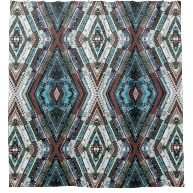Brown And Blue Kaleidoscope (Front)