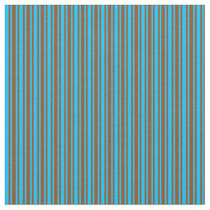 Brown and Deep Sky Blue Coloured Pattern Fabric