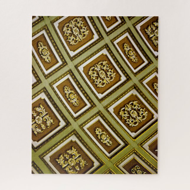 Brown and Green Architecture Jigsaw Puzzle (Vertical)