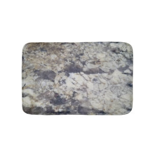 Brown and Grey Marble Bath Mat