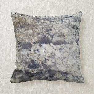 Brown and Grey Marble Pillow