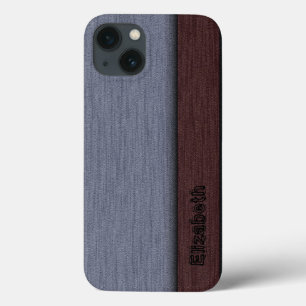 Brown and Grey Professional Modern iPhone 13 Case