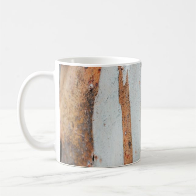 Brown and grey tree trunk coffee mug (Left)