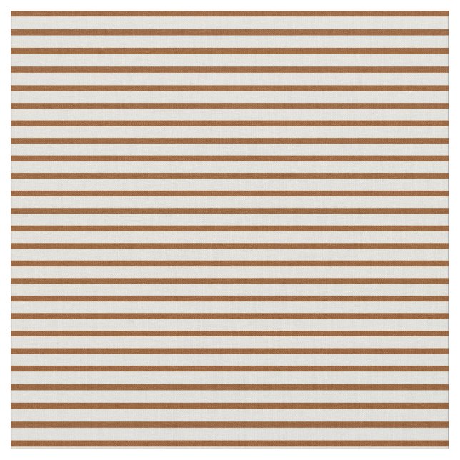 Brown and Light Yellow Lined Pattern Fabric (Close Up)