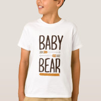 Brown and Orange Hand Drawn Type Grizzly Baby Bear
