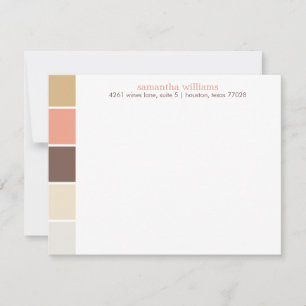 Brown and Peach Modern Decorative Colour Blocks