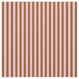 Brown and Pink Coloured Pattern of Stripes Fabric