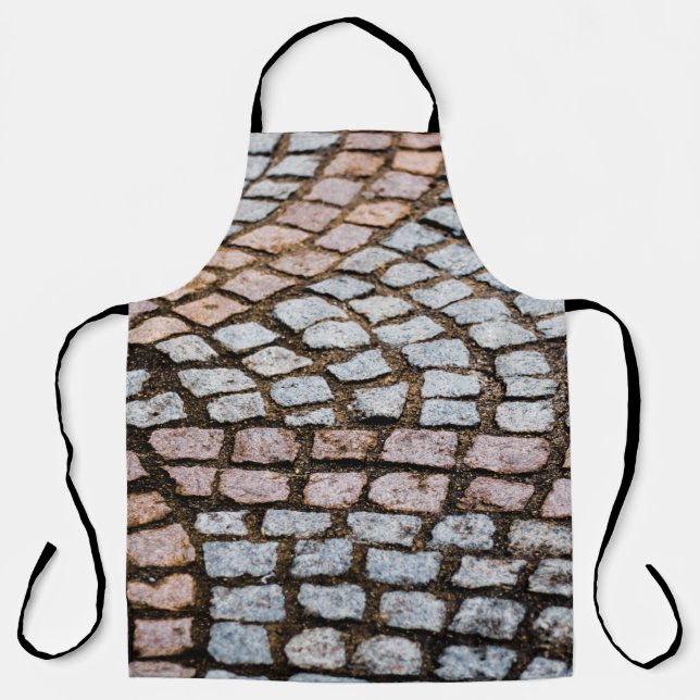 Brown and red bricks apron (Front)
