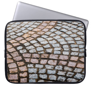 Brown and red bricks laptop sleeve