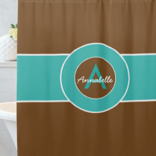 Brown and Turquoise
