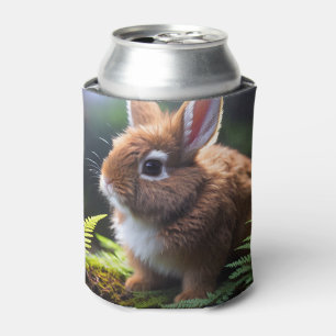 Brown And White Baby Dwarf Bunny, Can Cooler