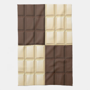 Brown And White Chocolate Kitchen Towel