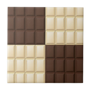 Brown And White Chocolate Tile