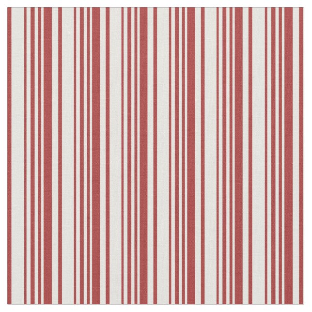 Brown and White Coloured Lines Pattern Fabric (Close Up)