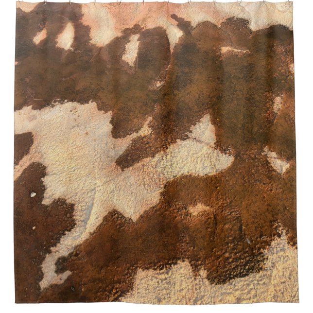 Brown and white floral textile (Front)