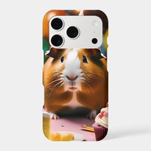 Brown And White Happy Birthday Guinea Pig,